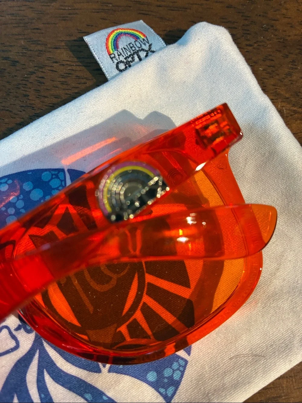 Rainbow OPTX super cute super cool tangerine sunglasses 💋